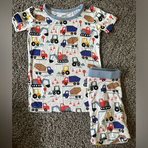 Little Sleepies Short Sleeve/ Shorts Construction Pajamas 2T